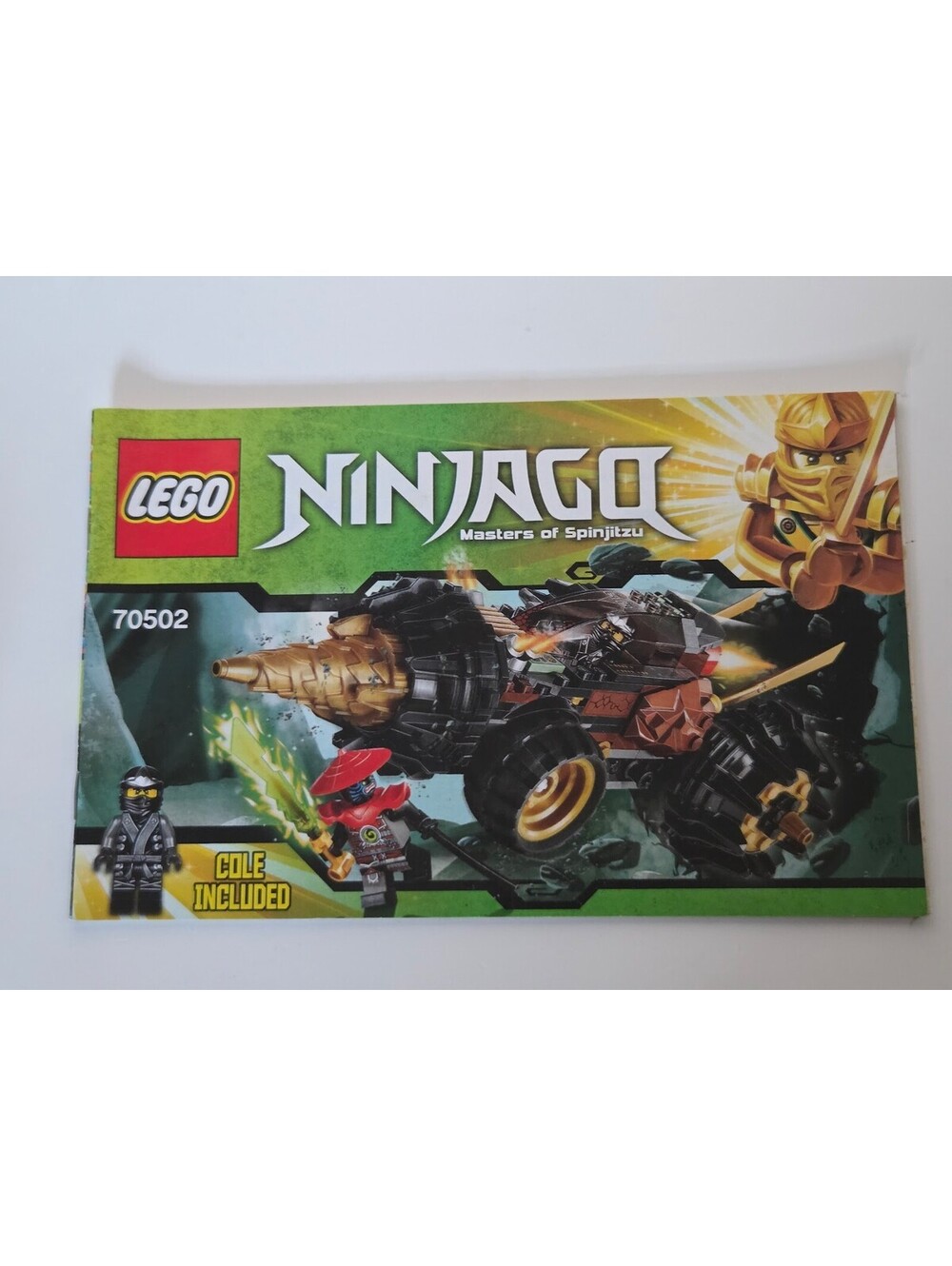 LEGO Ninjago Masters Of Spinjitzu Instruction Manual Booklet Set 70502